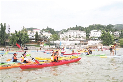 参加了比赛, 来自各地的, 桨板 参加了比赛, 来自各地的, 桨板